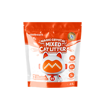 Mixed Cat Litter with Composite Enzymes in Crystal Form
